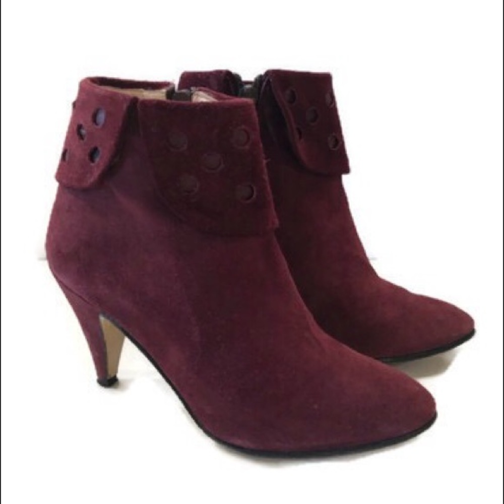 Chéríe Burgundy booties size 4 women’s